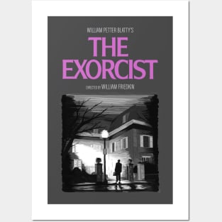 The Exorcist Illustration with title Posters and Art